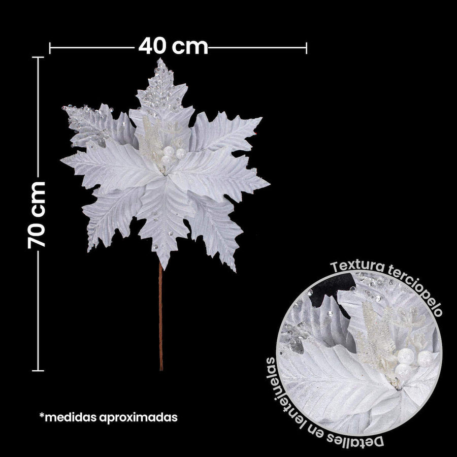 Art.1001 Vara De Nochebuena 70cm 1pz