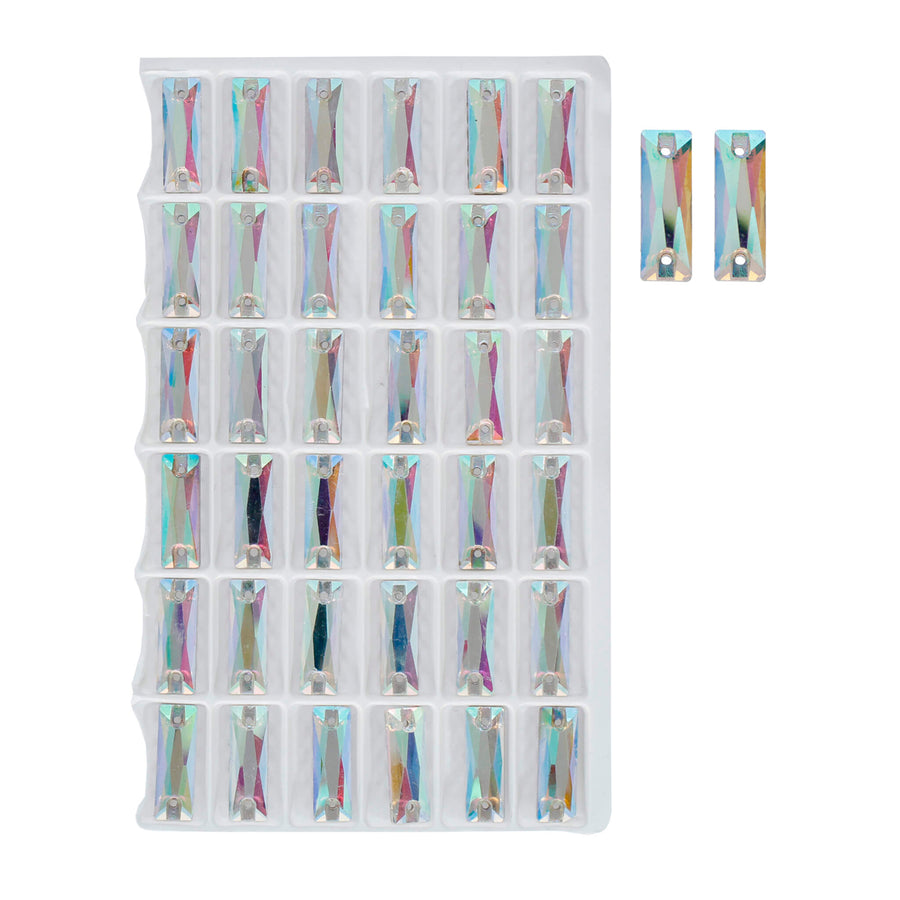 Art.10067 Cristal Rectangular 6x18mm 36pz