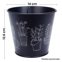 Art.10436 Base Metálica Con Dibujo 12.6x14cm 1pz