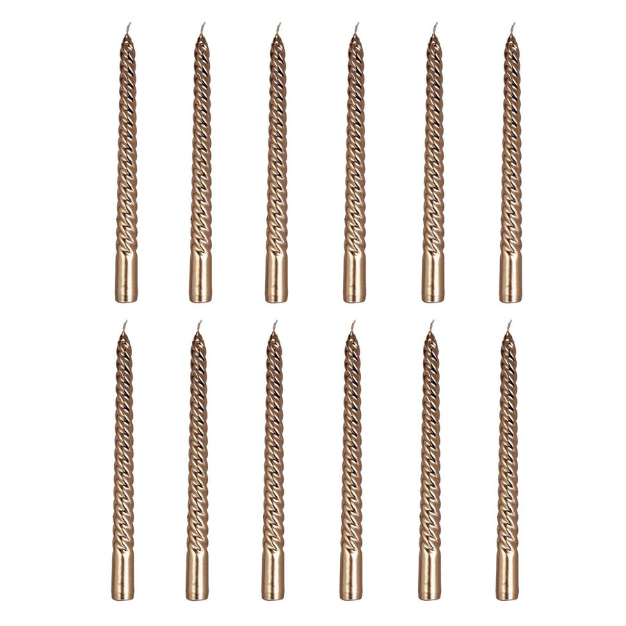 Art.11111 Vela Espiral Metálica 25x2cm 12pz