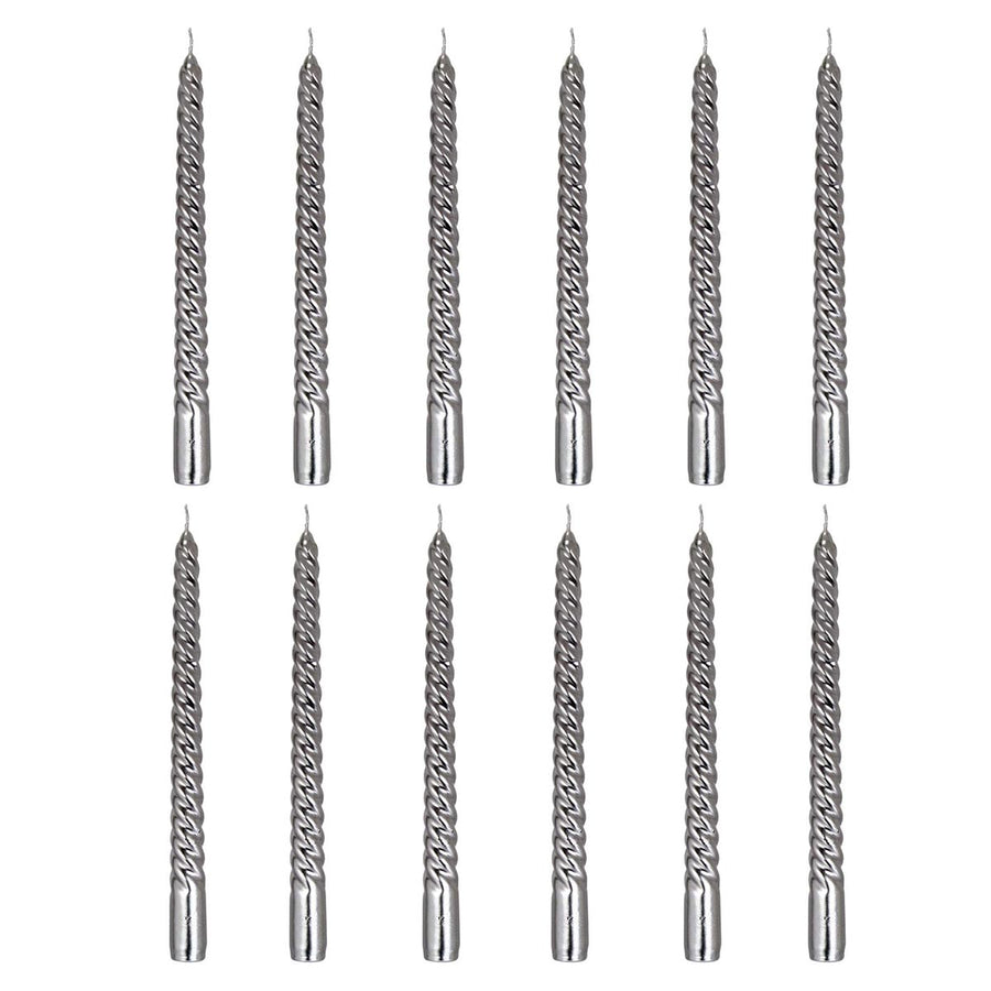 Art.11111 Vela Espiral Metálica 25x2cm 12pz