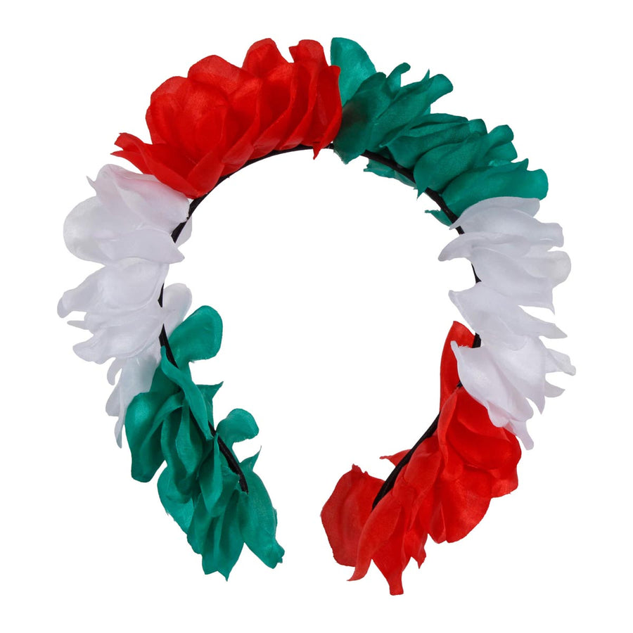 Art.11602 Diadema Flores 20x19cm    (Aprox) 1pz