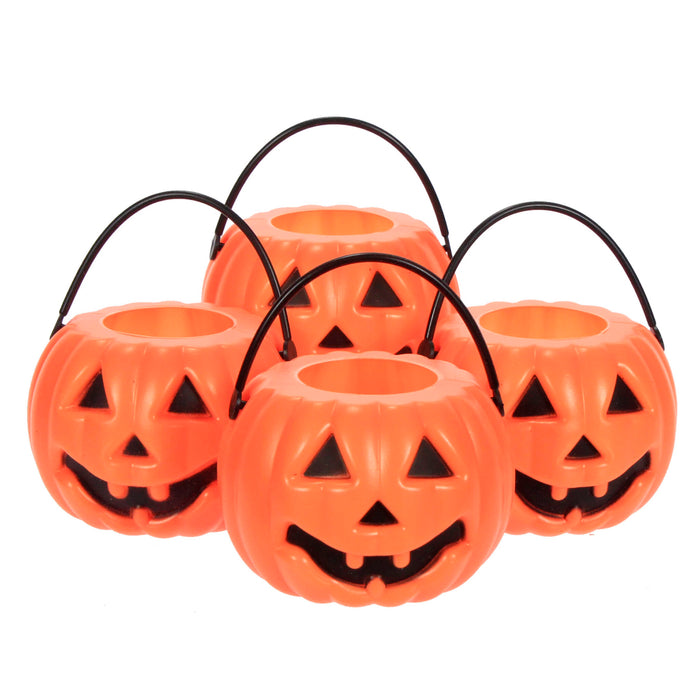 Art.11657 Mini Cubeta Calabaza 5x7cm 4pz
