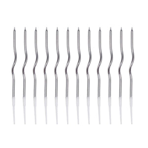 Art.12069 Vela Ondulada 15cm 12pz