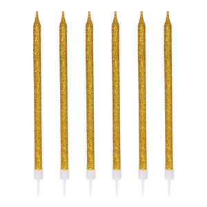 Art.12070 Vela Diamantada 14cm 6pz