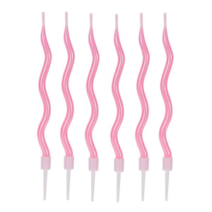 Art.12072 Vela Ondulada 13cm 6pz