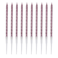 Art.12073 Vela Metálica Espiral 13.5cm 10pz