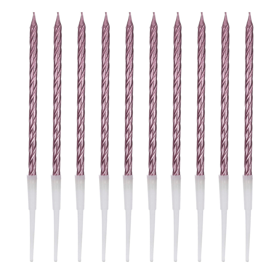 Art.12073 Vela Metálica Espiral 13.5cm 10pz