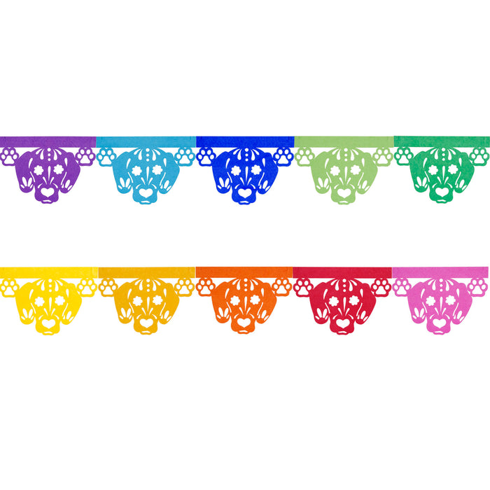 Art.12174 Guía Papel Picado Mascota 22cm 4m