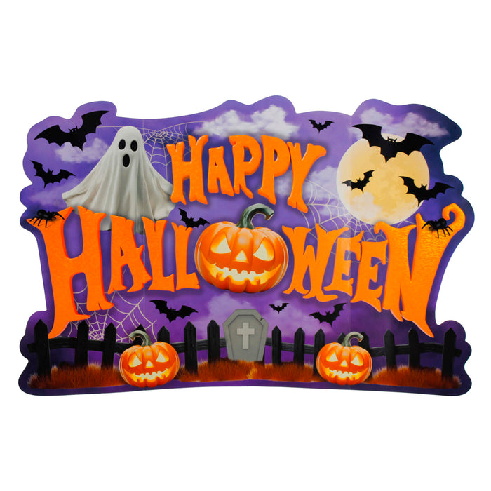 Art.12396 Letrero Halloween 45x68cm 1pz