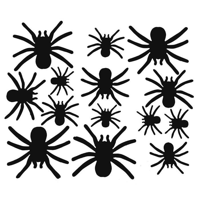 Art.12406 Arañas de Papel varios tamaños 14pz