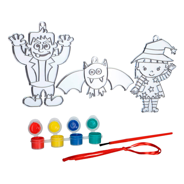 Art.12963 Kit Halloween Pinta tu Vitral 11x7cm (aprox)