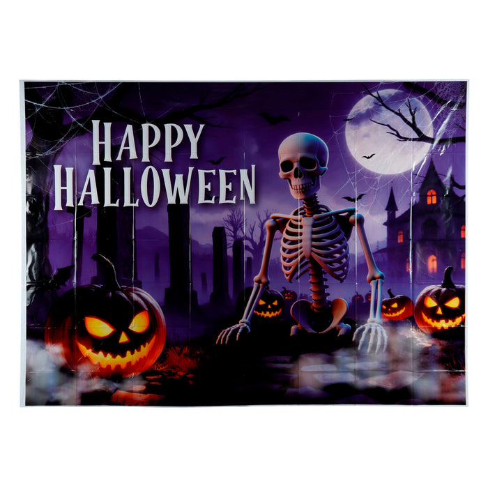Art.13152 Fondo Decorativo Halloween 121x162cm 1pz
