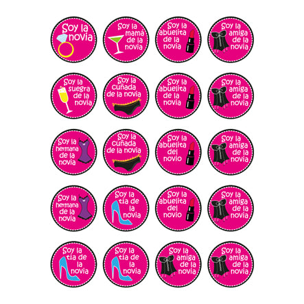 Art.1559 Etiquetas Divertidas Despedida