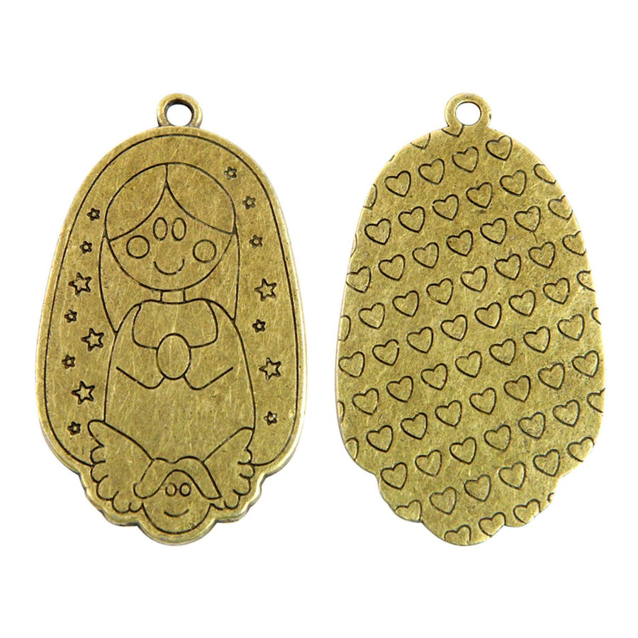 Art.1795 Medalla Virgencita Oval