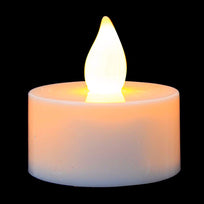 Art.2502 Mini Velas Led (Cada Pieza Incluye 3 baterias Reemplazables) 3.5x3.5cm 12pz