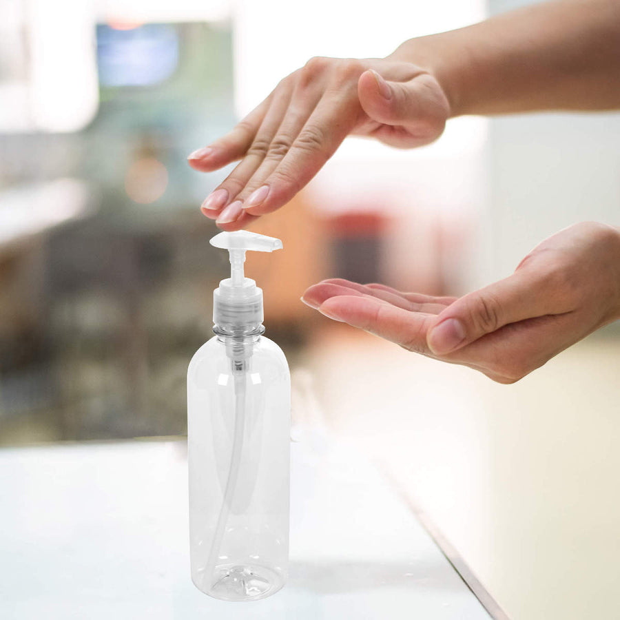 Art.2505 Bote Plástico 500ml Con Dosificador 22x6cm 1pz