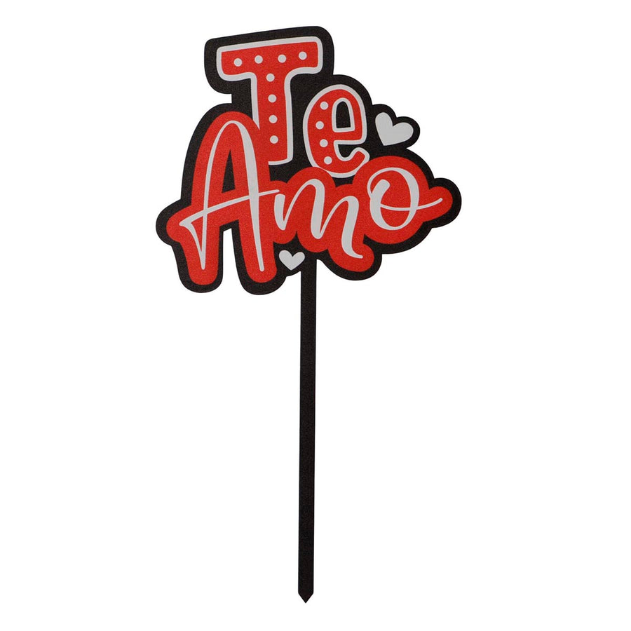 Art.2875 Pick Te Amo Color 25x13cm