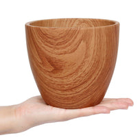 Art.3533 Base Cerámica Acabado Madera 12x14x9cm 1pz