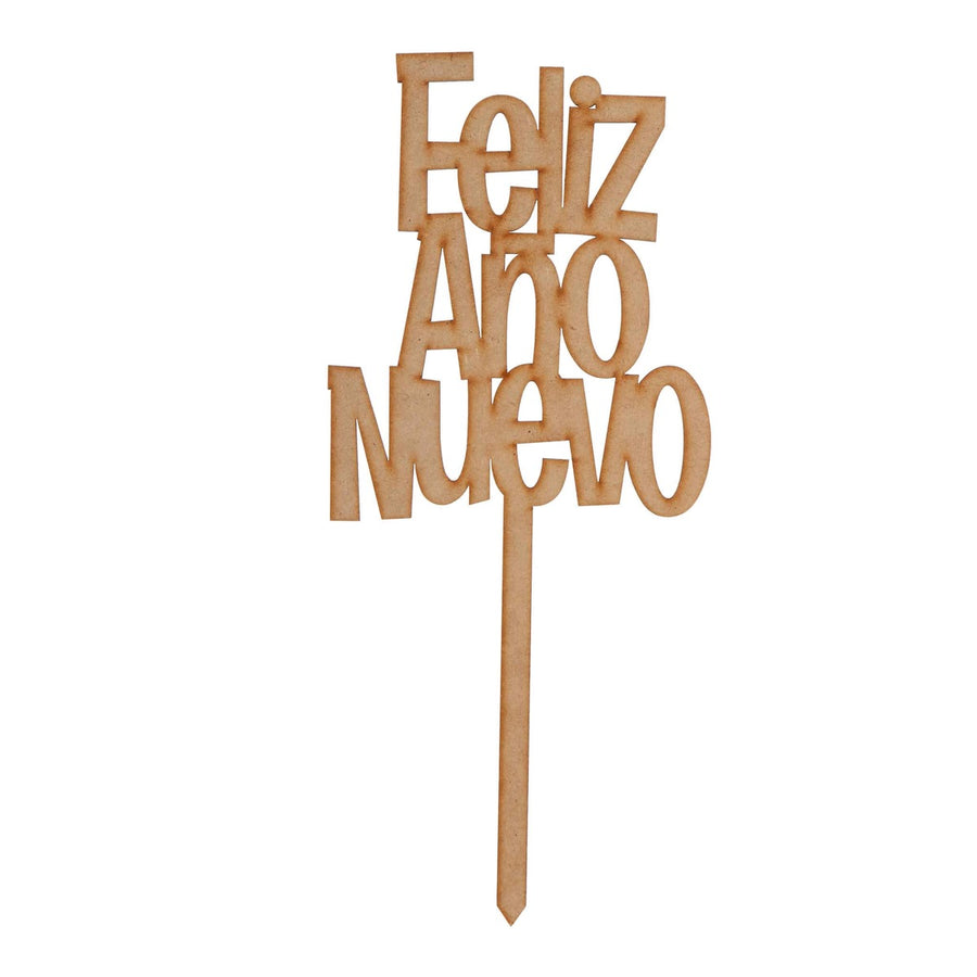 Art.3680 Pick Letrero Feliz Año Nuevo