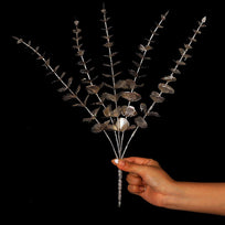 Art.4719 Ramo De Eucalipto Metálico 36cm 1pz