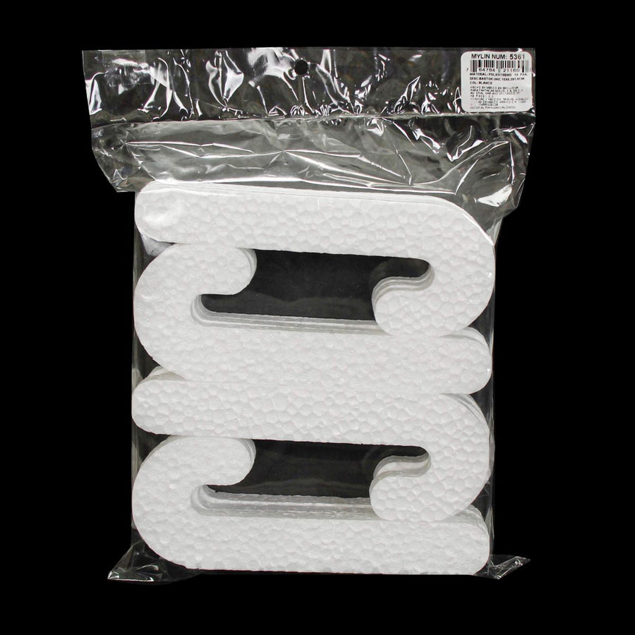 Art.5361 Bastón Unicel 15x5.5x1.5cm 12pz