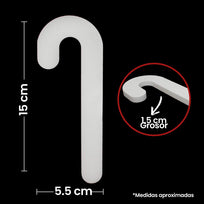 Art.5361 Bastón Unicel 15x5.5x1.5cm 12pz