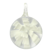 Art.5751 Dije Redondo Flor Metal