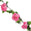Fantasías Miguel Art.6385 Enredadera Rosas 1.9m 1pz Rosa