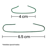 Art.6483 Ganchitos Metálicos Para Esferas 3.5cm / 6.5cm 150pz