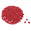 Fantasías Miguel Art.6938 Cuentas Plásticas Cuadro Mate 5x5x5mm 25g    (Aprox 200pz) Rojo Mate