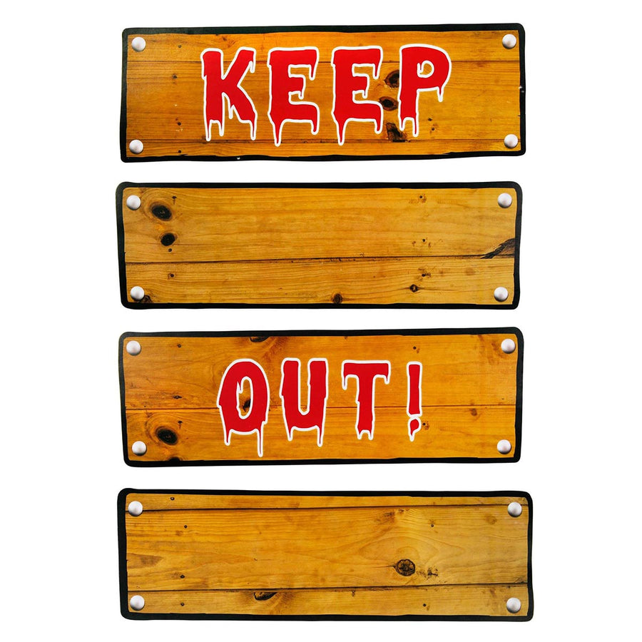 Art.701 Letrero Keep Out 20x59cm 4pz