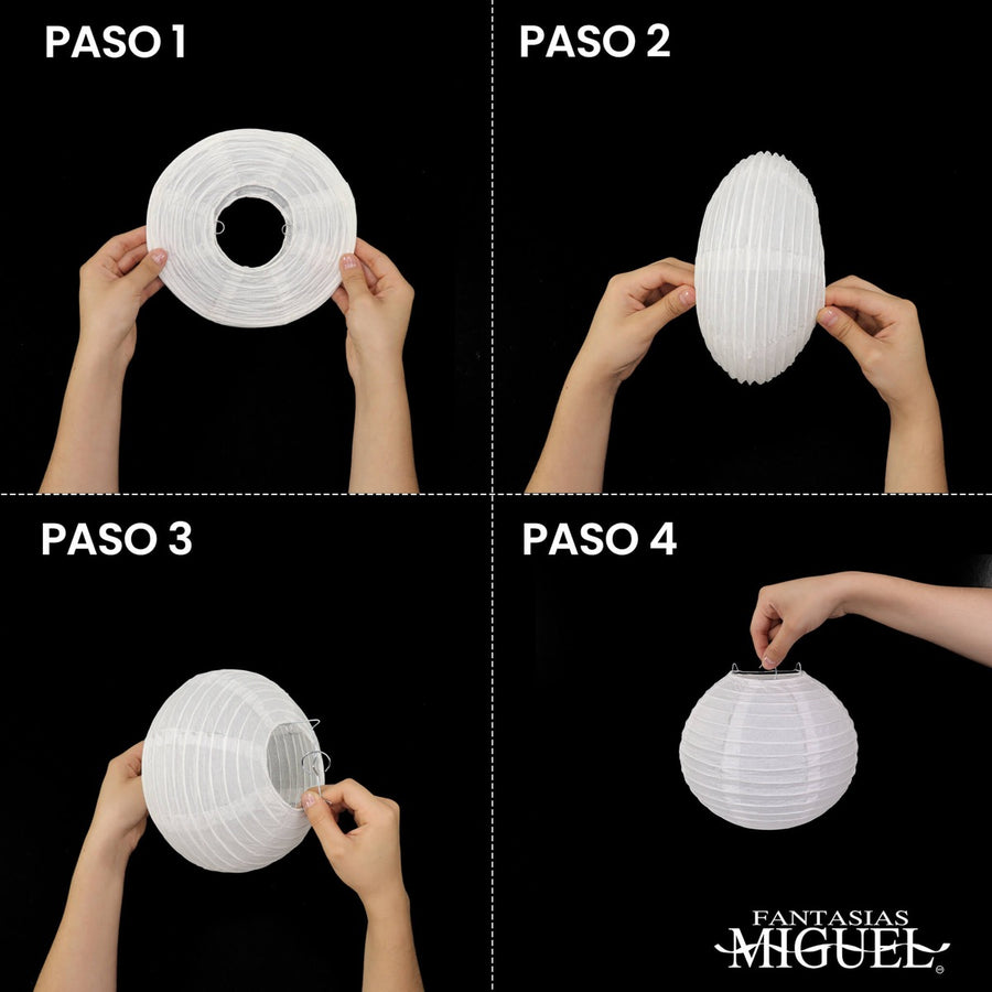 Art.7019 Adorno De Papel Redondo 20cm 1pz