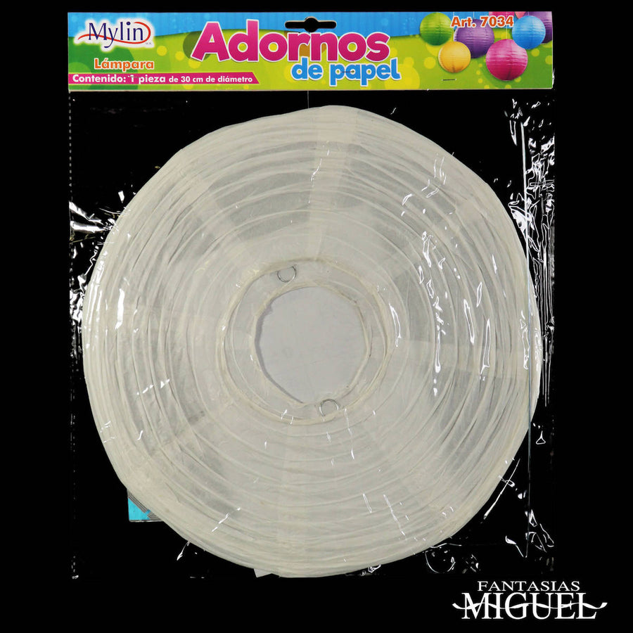 Art.7034 Adorno De Papel Redondo 30cm 1pz