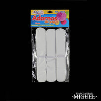 Art.7107 Adorno De Papel Flor 15cm 3pz
