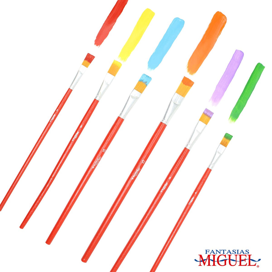 Art.7210 Juego De Pinceles 6pz