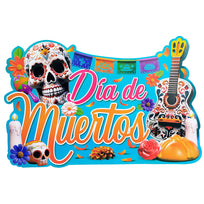 Art.741 Letrero Día De Muertos 45x68cm 1pz