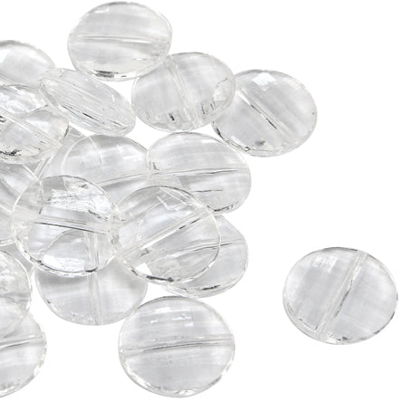 Art.8086 Cuenta Acrílica Rendonda