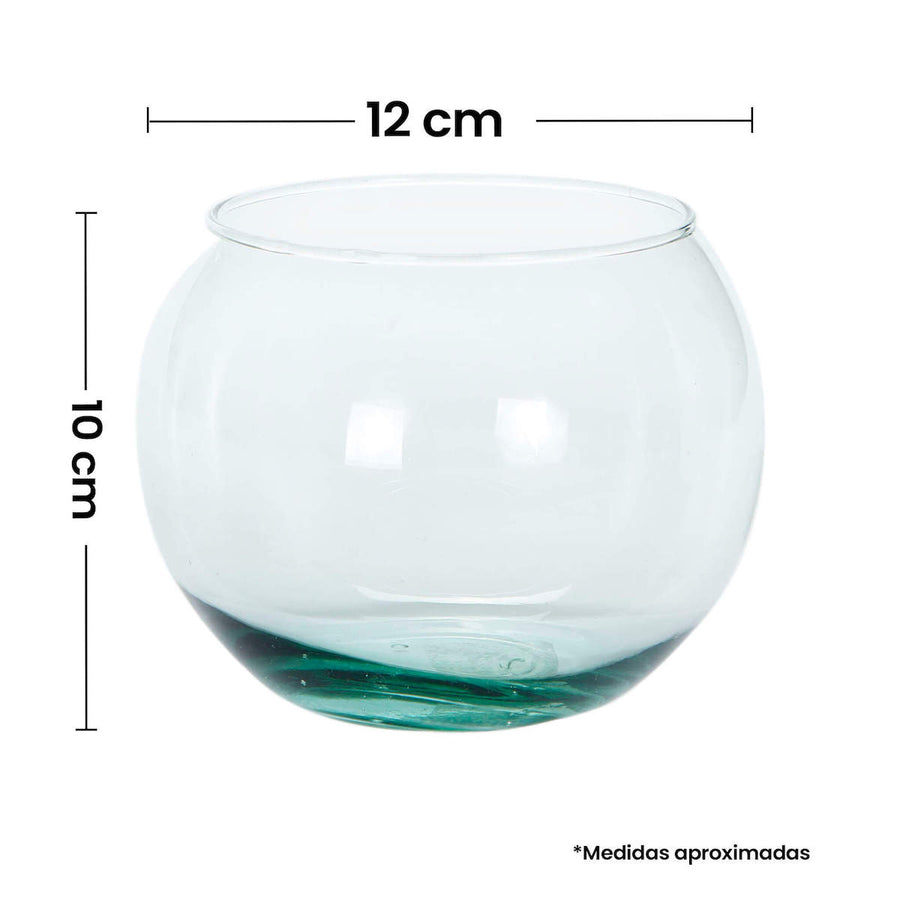 Art.8225 Pecera De Cristal 10x12cm (Aprox) 1pz