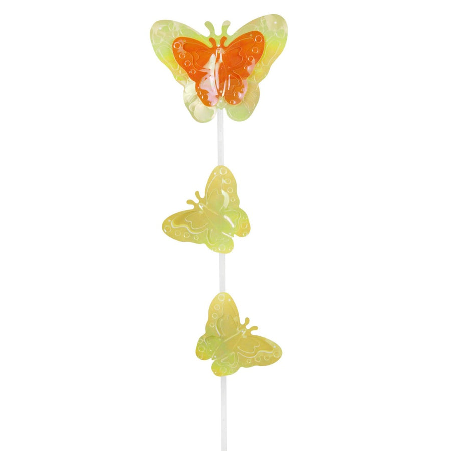 Art.838 Pick Grande De Mariposas Colores Iris
