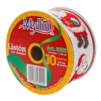 Art.8628 Listón Santa 6.4cm 10m 1pz