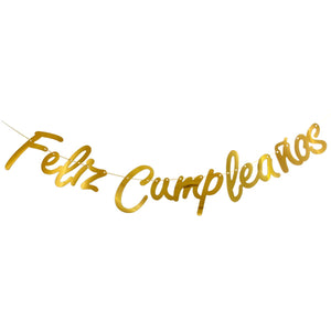 Art.9117 Guía Metálica Feliz Cumpleaños 19cm 5m    1pz