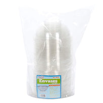 Art.9434 Contenedor de Plástico Ensaladas aprox 650ml 9.5x17cm 25pz