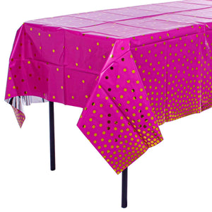 Art.2658 Mantel Metalizado Con Puntos