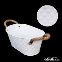 Art.4170 Base Metálica Acolchonada Con Mecate 9x21x13cm 1pz