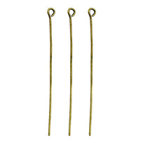 Art.7041 Alfiler Con Argolla Oro Antigüo
