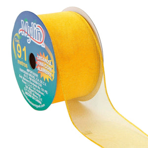 Art.7245 Listón Organza Con Alambre