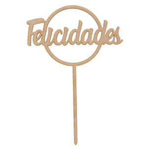 Art.7953 Pick Círculo Felicidades