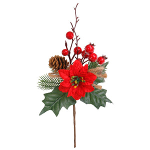 Art.9884 Pick Natural Noche Buena/Cereza/Piña