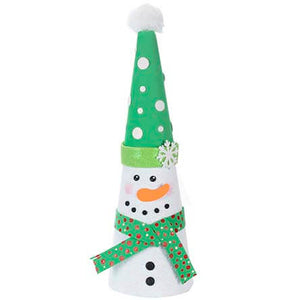 Muñeco De Nieve Cono